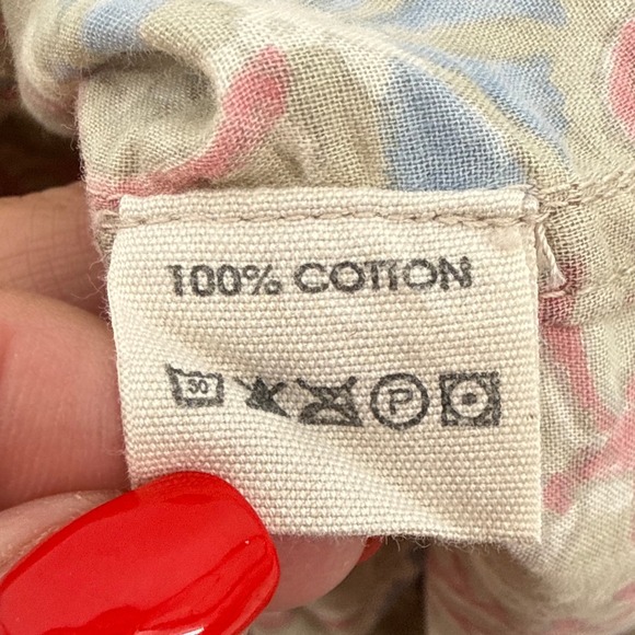 Magnolia Pearl NWT Floraison Boyfriend Shirt #943 Floral European Cotton OS - Picture 11 of 15